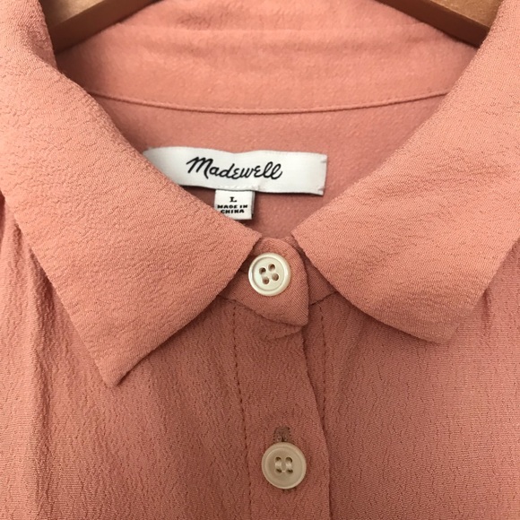 SOLD - Madewell Central Drapey Shirt - Picture 4 of 5